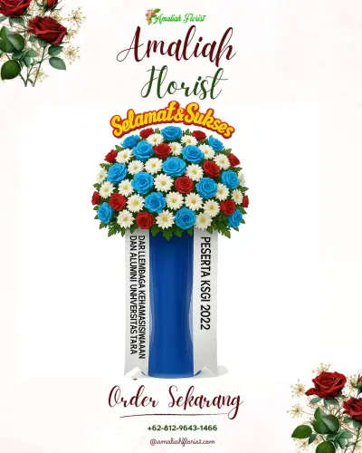 Standing Flower di Pasar Gunungsitoli